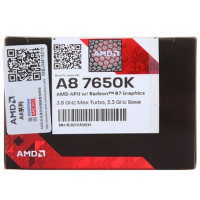 AMD APU系列 A8-7650K 四核 R7核显 FM2+接口 盒装CPU处理器