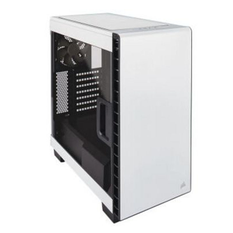 美商海盗船(UCSorsair)400C 白色 中塔机箱(侧透\支持ATX主板\电源仓\免工具\支持水冷\背板走线)