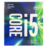 英特尔（Intel）酷睿四核 i5-7600 1151接口 3.5GHz 第七代 KabyLake 盒装 CPU 处理器