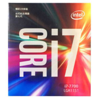英特尔（Intel）酷睿四核 i7 7700 1151接口 3.6GHz 第七代 KabyLake 盒装 CPU 处理器