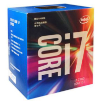 英特尔（Intel）酷睿四核 i7 7700 1151接口 3.6GHz 第七代 KabyLake 盒装 CPU 处理器