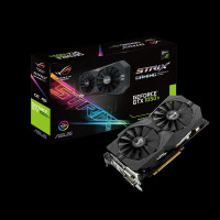 华硕（ASUS）ROG STRIX-GTX1050TI-O4G-GAMING 1392-1518MHz 4G猛禽游戏显卡