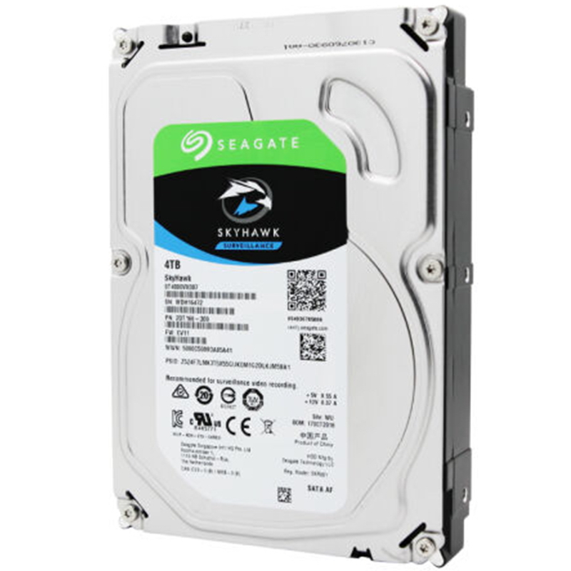 希捷(SEAGATE)酷鹰系列 4TB 5900转64M SATA3 监控级硬盘(ST4000VX007)