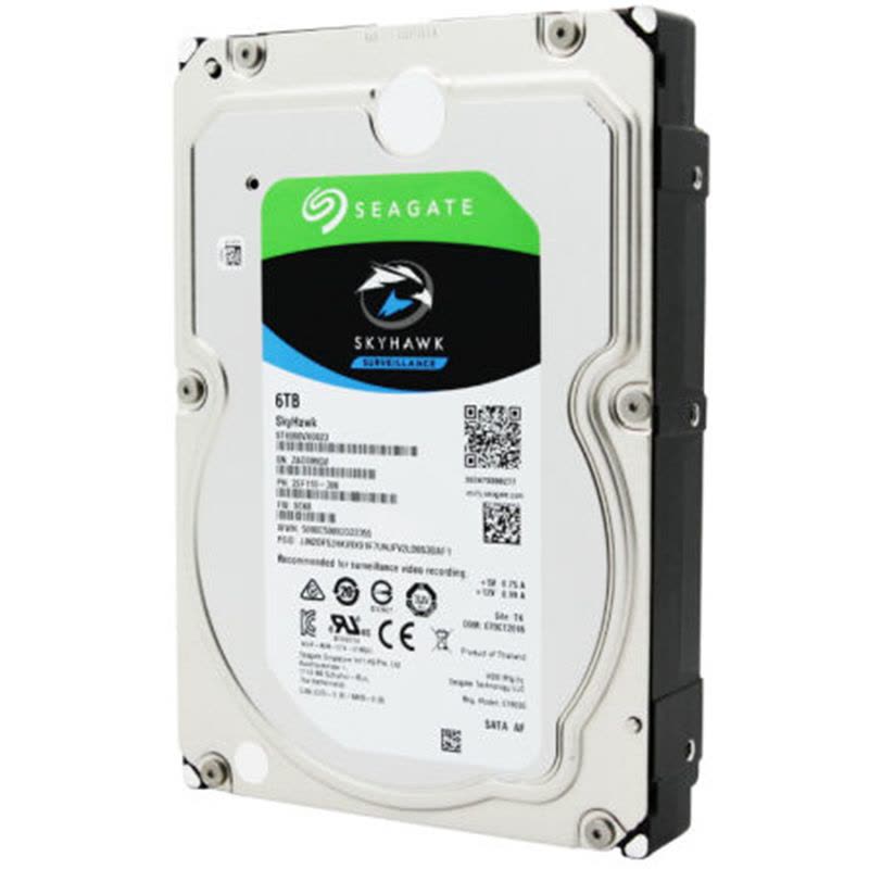 希捷(SEAGATE)酷鹰系列 6TB 7200转256M SATA3 监控级硬盘(ST6000VX0023)图片