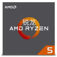 锐龙 AMD Ryzen 5 1600X CPU 处理器 6核 AM4接口 3.6GHz盒装（不带风扇，需搭配独立显卡）
