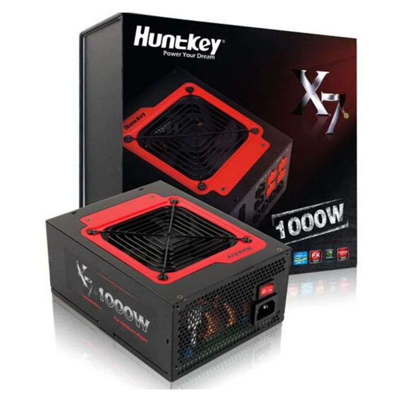 航嘉（Huntkey）额定1000W X7-1000电源（全模组/单路80A/80PLUS铜牌/支持4个显卡）图片