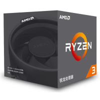 锐龙 AMD Ryzen 3 1200 处理器4核AM4接口 3.1GHz 盒装（不集显，需搭配独立显卡）