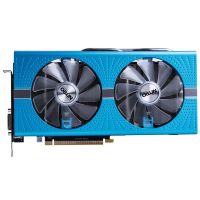 蓝宝石 RX580 8G超白金极光特别版1340-1430MHz/8000-8400MHz 8GB/256bit游戏显卡