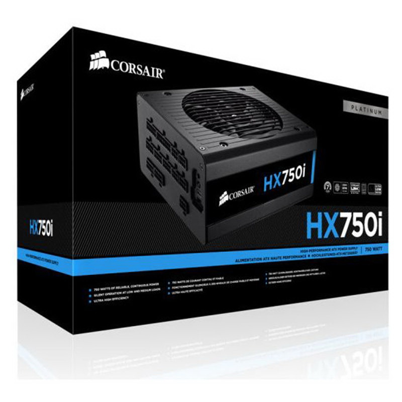 美商海盗船（USCorsair）额定750W HX750i 电源