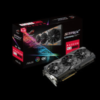 华硕（ASUS）ROG STRIX-RX580-O8G-GAMING 1360MHz 8G/8000MHz 游戏独立显卡