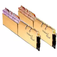 芝奇(G.SKILL)16GB(8G×2)套装 DDR4 3600频率 台式机内存条 皇家戟RGB灯条/(光跃金)