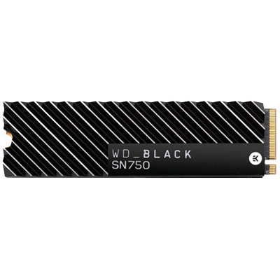西部数据(Western Digital)2TB SSD固态硬盘 M.2接口(NVMe协议)WD_BLACK SN750游戏高性能版|原装散热片
