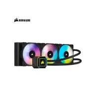 美商海盗船 (USCORSAIR) H150i 精英版 水冷CPU散热器 360冷排 RGB灯光
