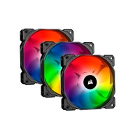美商海盗船 (USCORSAIR) SP120 RGB PRO 三颗装 高性能 12CM 炫彩灯光 散热风扇 带控制器