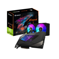 技嘉水雕 GIGABYTE AORUS GeForce RTX 3090 XTREME WATERFORCE 24G电竞游戏设计智能学习电脑独立显卡支持4K