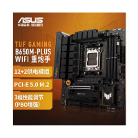 华硕TUF GAMING B650M-PLUS WIFI 重炮手主板 支持 CPU 7700X/7600X (AMD B650/socket AM5)