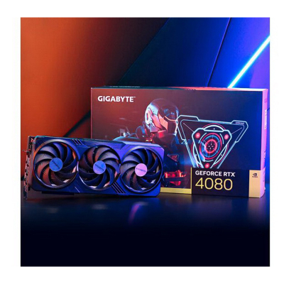 技嘉魔鹰GIGABYTE GeForce RTX 4080 GAMING OC 16G 电竞游戏设计智能学习电脑独立显卡支持4K