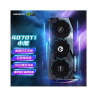 技嘉 小雕 GIGABYTE AORUS GeForce RTX 4070TI 12G ELITE 电竞游戏设计智能学习电脑独立显卡支持4K