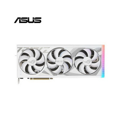华硕 (ASUS)白色 ROG-STRIX-GeForce RTX 4090-24G-WHITE 电竞游戏专业显卡