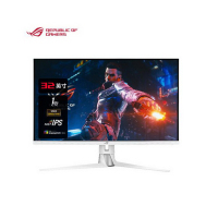 华硕ROG 32英寸电竞电脑显示器2K 175Hz刷新率G SYNC兼容1MS响应Fast IPS HDR600 PG329Q W超神 32 2k白