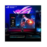 华硕ROG系列32英寸电竞显示器电脑显示器游戏显示器4K 144Hz显示器G-Sync HDMI2.1 HDR600量子点PG32UQ超神32
