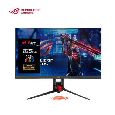 华硕 玩家国度ROG 27英寸电竞显示器 XG27WQ 144Hz显示器 2K 超频165Hz HDR400 Aura神光同步 XG27WQ