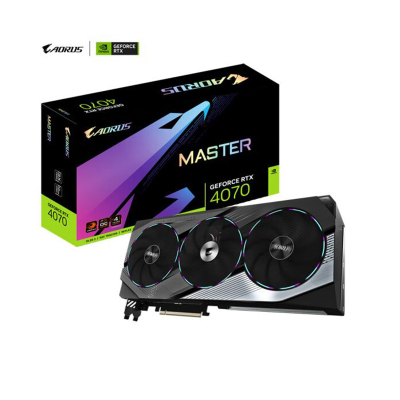 技嘉超级雕GIGABYTE AORUS GeForce RTX 4070 MASTER 12G电竞游戏设计智能电脑独立显卡2K/4K