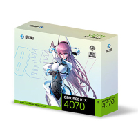 影驰 GeForce RTX4070 GDDR6X DLSS3 视频直播台式机电脑电竞游戏显卡 RTX4070 星曜OC