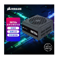 美商海盗船(USCORSAIR)RM750e 750W电源 真ATX 3.0认证/4070/Pcle 5.0