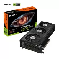 技嘉(GIGABYTE)风魔 GeForce RTX 4070SUPER WindForce 12G DLSS 3电竞游戏AI设计独立显卡支持4K