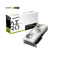 技嘉(GIGABYTE)雪鹰 GeForce RTX 4070SUPER AERO OC 12G DLSS 3电竞游戏AI设计独立显卡支持4K