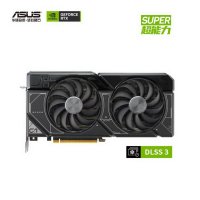 华硕(ASUS)DUAL GeForce RTX 4070 SUPER O12G 电竞游戏专业独立显卡