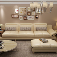 维诺斯帝现代简约 客厅真皮沙发真皮沙发头层牛皮时尚简约现代客厅中小户型皮艺沙发