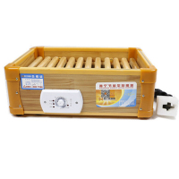 湘宁单人款节能取暖器 脚踏式电烤火炉电暖器原木色45*32*16cm