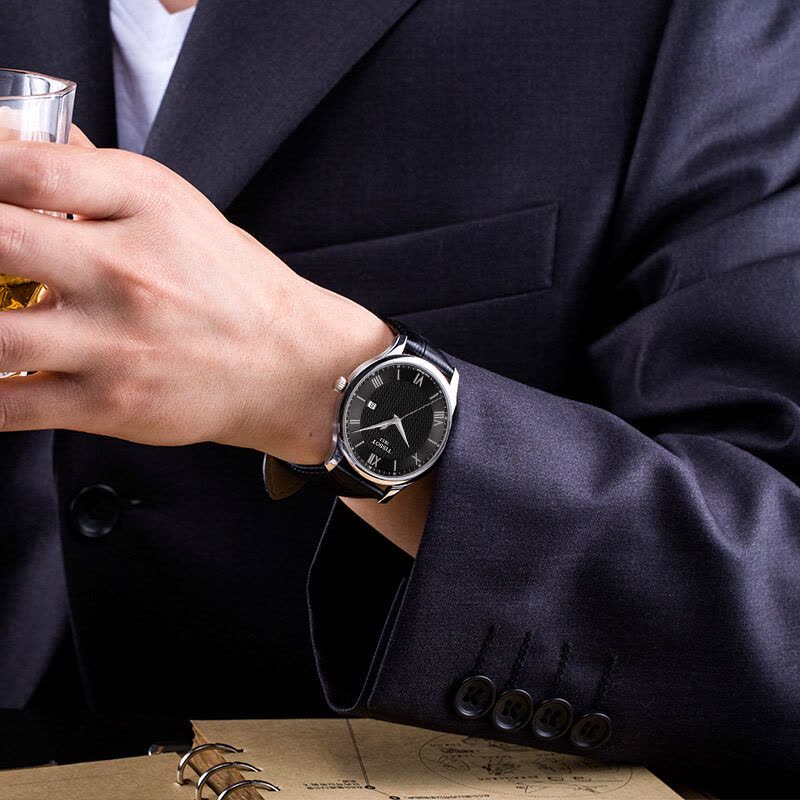 全国联保 天梭(TISSOT)手表 俊雅系列石英表时尚指针男士手表 T063.610.16.058.00图片