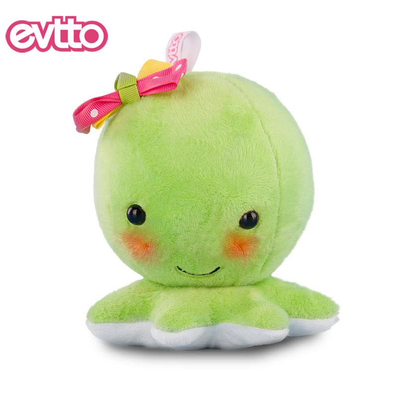 EVTTO 怡多贝婴儿宝宝章鱼安抚摇铃公仔布艺毛绒玩具布偶娃娃响铃图片