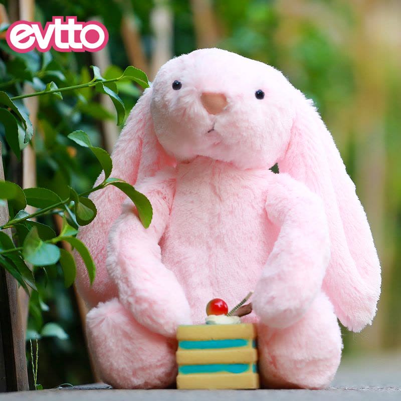 怡多贝EVTTO 正版兔子毛绒玩具玩偶公仔布娃娃可爱长耳朵兔子儿...图片