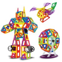 怡多贝(EVTTO) 磁力片113件积木百变提拉磁性积木磁铁拼装建构片儿童玩具