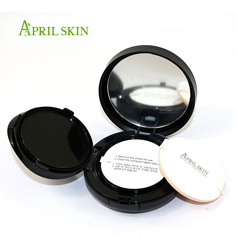 APRIL SKIN韩国专柜正品 SPF50+/PA+++防晒遮瑕 嫩白滋润 提亮肤色 水润保湿魔法雪白气垫粉底 21号