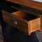 新滢 欧美式铁艺复古书桌防锈做旧简易办公桌实木写字台会议桌电脑桌工作台办公家具