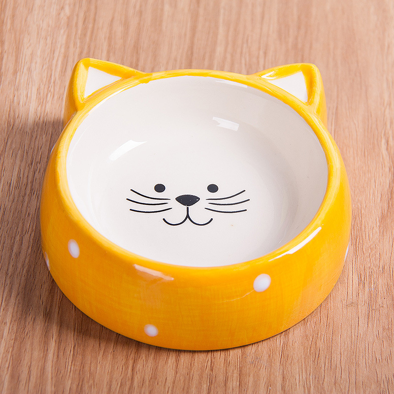 宠物狗碗狗盆猫碗陶瓷碗狗食盆猫碗狗碗泰迪狗狗食盆狗碗防滑伊悦(EasyYue 