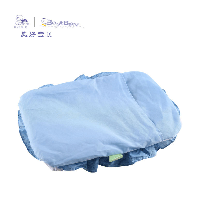 bestbaby美好宝贝 0-1岁婴儿决明子定型枕 呵护宝宝健康记忆枕 新生儿好睡眠枕长款 A107