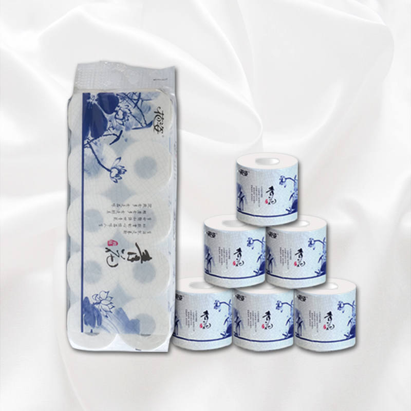 花姿 Floral 卷纸花姿青花尚品卷纸卫生纸厕所纸三提装1g 30卷ha142 价格图片品牌报价 苏宁易购花姿官方旗舰店