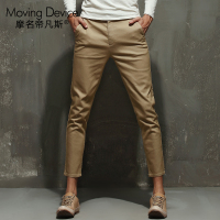 2016夏装新款 男士纯色休闲小脚九分裤男韩版潮百搭长裤