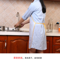 【满3件7折】秀净 韩版时尚可爱卡通男女士防水围裙防油餐厅厨房围裙1件装