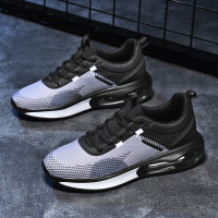 绛天 秋季男鞋运动鞋2022新款轻便防滑气垫跑步鞋45大码46潮流情侣鞋男