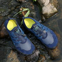 可以下水的户外质量好的涉水鞋夏季透气男士速干鞋山间钓鱼鞋热天镂空网眼沙滩凉鞋爬山鞋浮潜水鞋