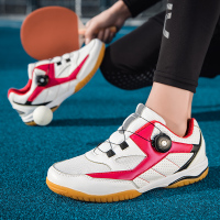 绛天专业乒羽网鞋防水网球鞋无鞋带乒乓球鞋男款打羽毛球的运动鞋防崴脚牛筋底排球鞋女高弹防滑缓震羽毛球鞋