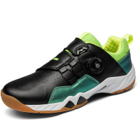 绛天 免系带旋钮白色室内运动鞋打排球男鞋女鞋减震防滑透气专业训练鞋网球鞋