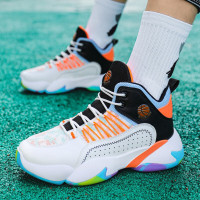 绛天 迷彩实战篮球鞋男秋冬款运动鞋高中生弹跳鞋初中生高中生球靴男孩波鞋打篮球的鞋子